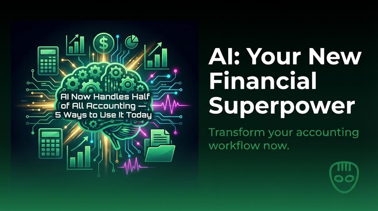 AI Now Handles Half of All Accounting — 5 Ways to Use It Today
