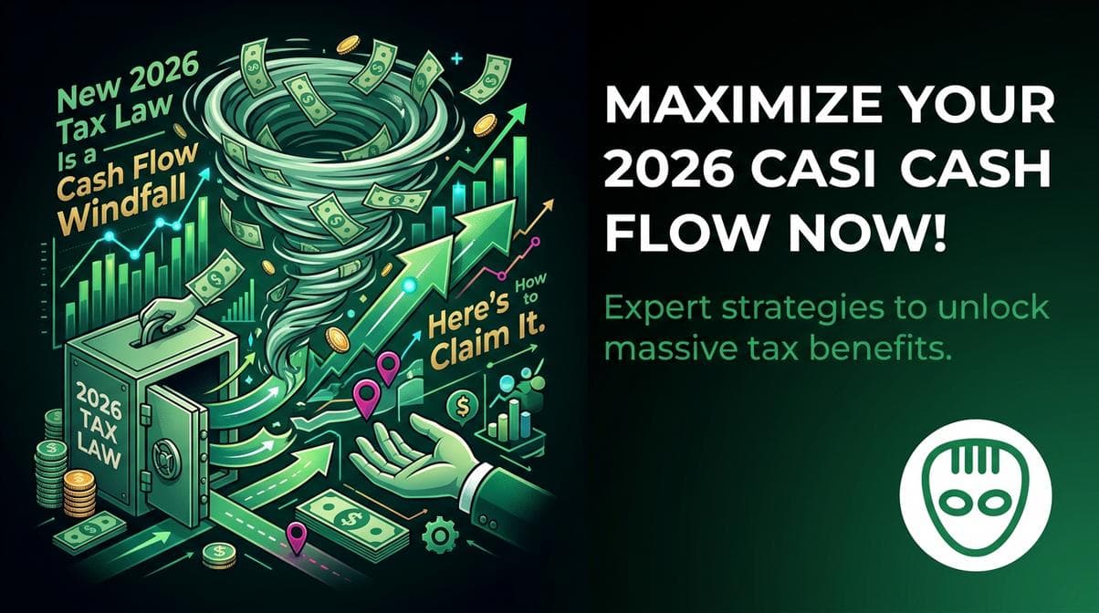 New 2026 Tax Law Is a Cash Flow Windfall — Here's How to Claim It