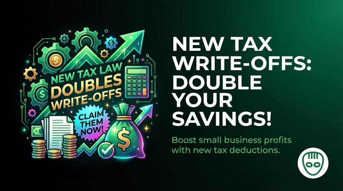 New Tax Law Doubles Small Business Write-Offs — Claim Them Now