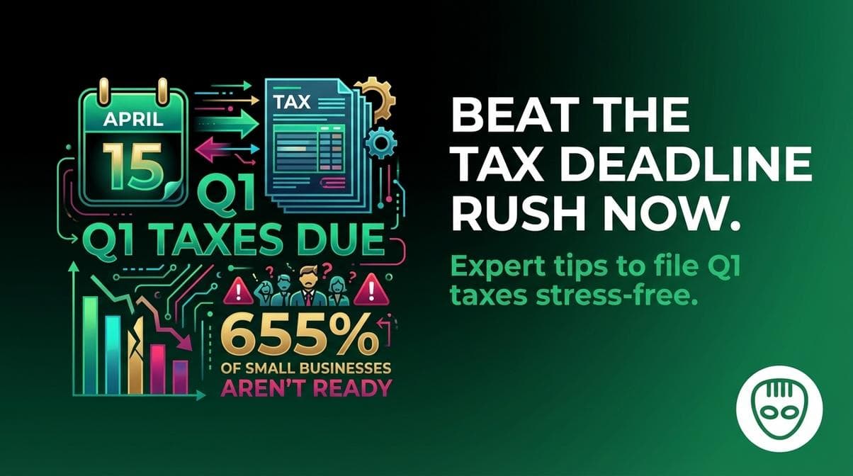 Q1 Taxes Due April 15 — And 65% of Small Businesses Aren't Ready